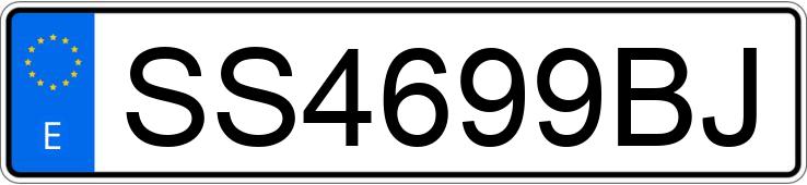 Numer rejestracyjny SS4699BJ posiada SEAT TOLEDO Numer rejestracyjny SS4699BJ posiada SEAT TOLEDO