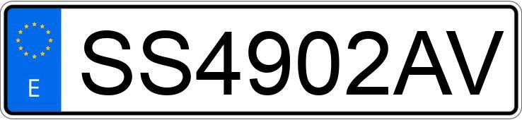 Numer rejestracyjny SS4902AV posiada FORD TRANSIT