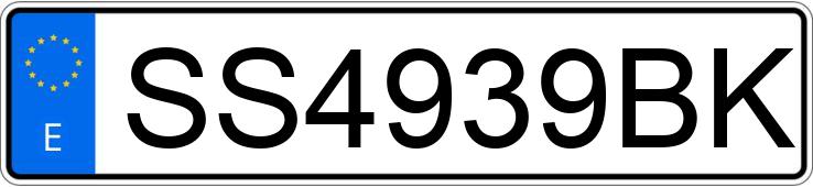 Numer rejestracyjny SS4939BK posiada RENAULT MEGANE