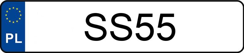 Numer rejestracyjny SS 55 posiada JEEP WRANGLER - SS55