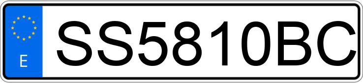 Numer rejestracyjny SS5810BC posiada AUDI A6