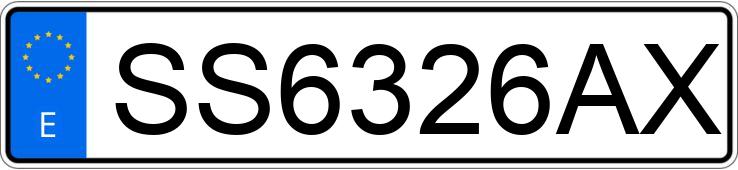 Numer rejestracyjny SS6326AX posiada NISSAN MICRA