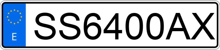 Numer rejestracyjny SS6400AX posiada FORD MAVERICK 2.7 TD GL