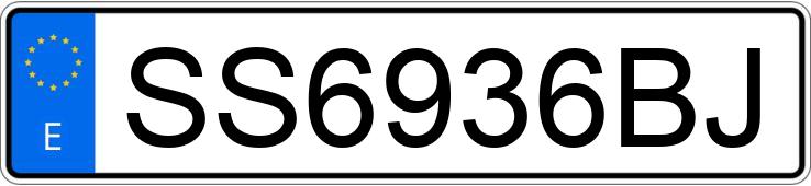 Numer rejestracyjny SS6936BJ posiada BMW SERIE 5