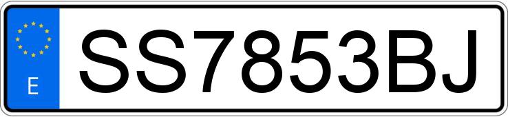 Numer rejestracyjny SS7853BJ posiada VOLKSWAGEN PASSAT