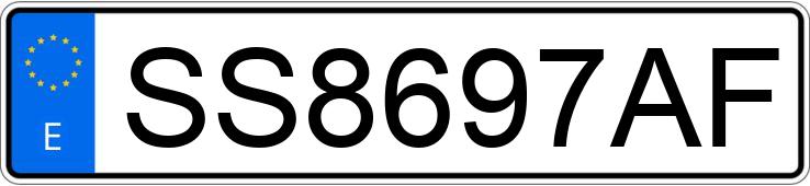 Numer rejestracyjny SS8697AF posiada BMW SERIE 3