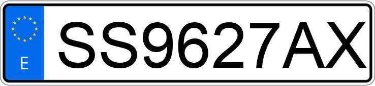 Numer rejestracyjny SS9627AX posiada AUDI A4