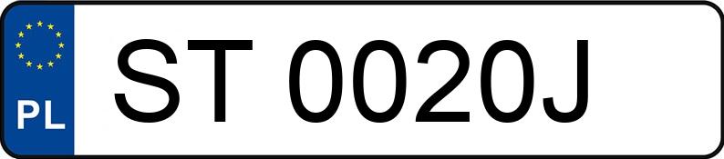 Numer rejestracyjny ST 0020J posiada KIA Cee d 1.4 MR`12 E5 S - ST0020J