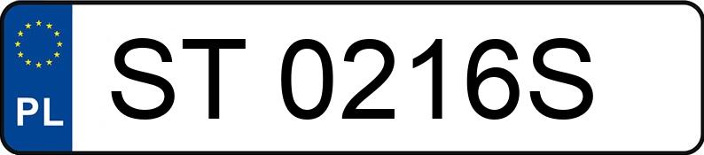 Numer rejestracyjny ST 0216S posiada FORD GALAXY - ST0216S