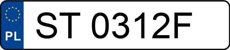 Il numero di registrazione ST 0312F ha RENAULT Laguna II 1.9 DCI MR`01 E3 Authentique - ST0312F