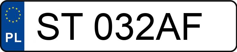 Numer rejestracyjny ST 032AF posiada TESLA Model 3 MR`24 - ST032AF Numer rejestracyjny ST 032AF posiada TESLA Model 3 MR`24 - ST032AF