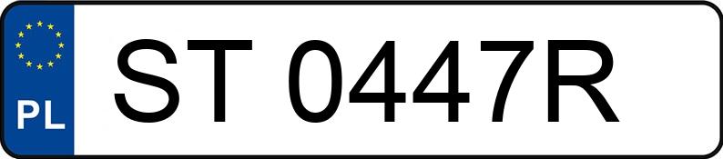 Numer rejestracyjny ST 0447R posiada BMW 518D - ST0447R