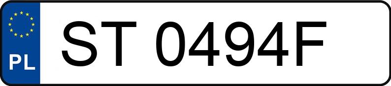Numer rejestracyjny ST 0494F posiada VOLKSWAGEN JETTA - ST0494F Numer rejestracyjny ST 0494F posiada VOLKSWAGEN JETTA - ST0494F