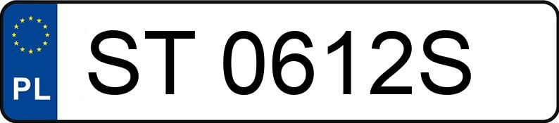Numer rejestracyjny ST 0612S posiada VOLKSWAGEN ARTEON - ST0612S