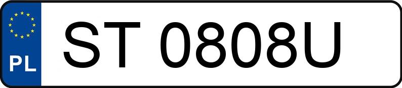 Numer rejestracyjny ST 0808U posiada AUDI A3 - ST0808U Numer rejestracyjny ST 0808U posiada AUDI A3 - ST0808U