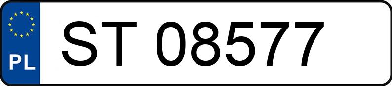 Numer rejestracyjny ST 08577 posiada RENAULT THALIA - ST08577 Numer rejestracyjny ST 08577 posiada RENAULT THALIA - ST08577