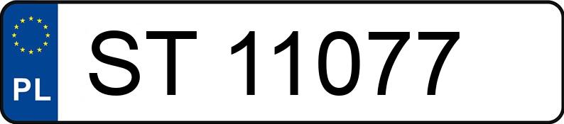 Numer rejestracyjny ST 11077 posiada SKODA Fabia 1.4 MR`99 E3 Classic - ST11077