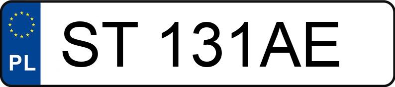 Numer rejestracyjny ST 131AE posiada SEAT Ibiza 1.2 MR`12 E5 6J Reference - ST131AE