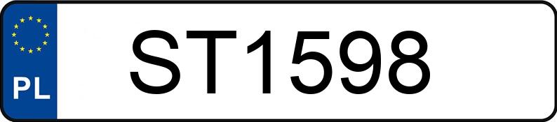 Numer rejestracyjny ST 1598 posiada DUCATI Sportowe Superbike 848 - ST1598 Numer rejestracyjny ST 1598 posiada DUCATI Sportowe Superbike 848 - ST1598