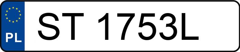 Numer rejestracyjny ST 1753L posiada NISSAN 200SX - ST1753L Numer rejestracyjny ST 1753L posiada NISSAN 200SX - ST1753L