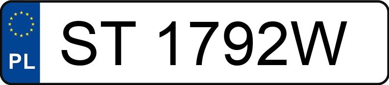 Die Registrierungsnummer ST 1792W hat OPEL Astra VI 1.2 MR`22 E6d GS S&S CVT - ST1792W
