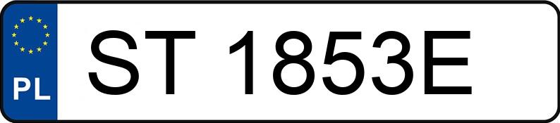 Numer rejestracyjny ST 1853E posiada VOLVO S60 - ST1853E Numer rejestracyjny ST 1853E posiada VOLVO S60 - ST1853E