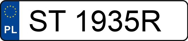 Numer rejestracyjny ST 1935R posiada MERCEDES-BENZ CLA 35 AMG MR`19 E6 118 4Matic - ST1935R