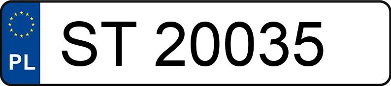 Numer rejestracyjny ST 20035 posiada FIAT Seicento 1.1 Kat. MR`98 Sole - ST20035