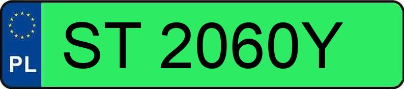 Numer rejestracyjny ST 2060Y posiada BMW I4 M50 - ST2060Y Numer rejestracyjny ST 2060Y posiada BMW I4 M50 - ST2060Y