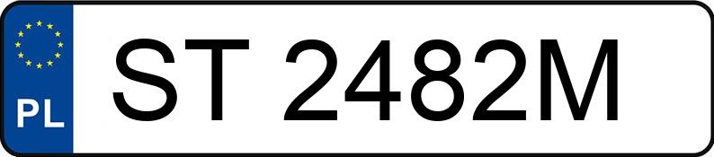 Mistrz parkowania w pojeździe o numerach ST2482M
