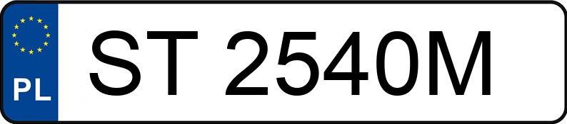 Numer rejestracyjny ST 2540M posiada SEAT Leon 1.9 TDI MR`99 E3 1M Spirit Cool - ST2540M