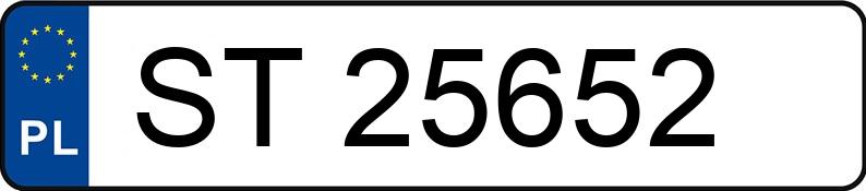 Numer rejestracyjny ST 25652 posiada NISSAN Micra K12 1.2 MR`02 E3 Visia+ Aut. - ST25652 Numer rejestracyjny ST 25652 posiada NISSAN Micra K12 1.2 MR`02 E3 Visia+ Aut. - ST25652