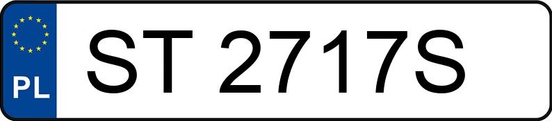 Numer rejestracyjny ST 2717S posiada BMW 530 Touring Diesel MR`03 E3 E61 530 Touring Diesel MR`03 E3 E61 - ST2717S