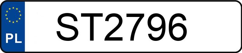 Numer rejestracyjny ST 2796 posiada NEW HOLLAND 56-66 - ST2796