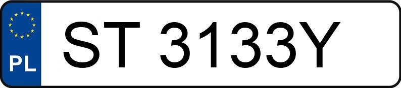 Numer rejestracyjny ST 3133Y posiada BMW M 3 Cabrio 3.2 MR`02 E3 E46 M 3 Cabrio 3.2 MR`02 E3 E46 - ST3133Y