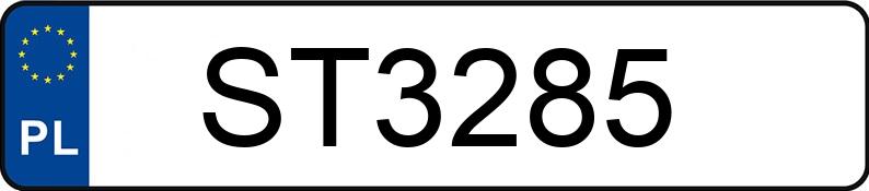 Numer rejestracyjny ST 3285 posiada HONDA Choppery od 600 ccm VT 750 C2 - ST3285