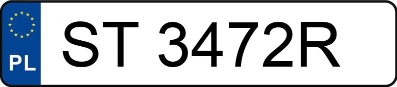 Numer rejestracyjny ST 3472R posiada IVECO 35C15 - ST3472R