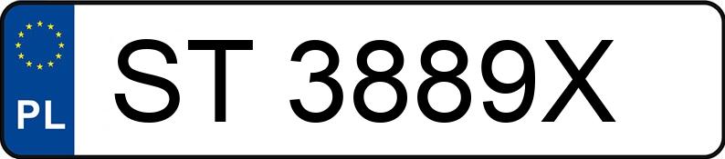 Numer rejestracyjny ST 3889X posiada OMODA OMODA 9 PHEV - ST3889X