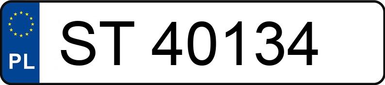 Numer rejestracyjny ST 40134 posiada RENAULT CLIO SOCIENTE - ST40134