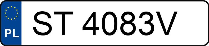 Il numero di registrazione ST 4083V ha SKODA Superb III 2.0 TDI-CR MR`15 E6 Style - ST4083V