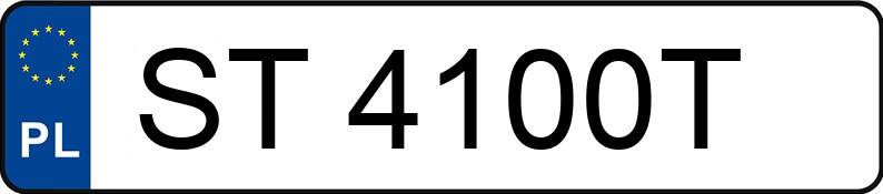 Numer rejestracyjny ST 4100T posiada CHEVROLET Lacetti 1.4 16V MR`04 E4 SE Star - ST4100T
