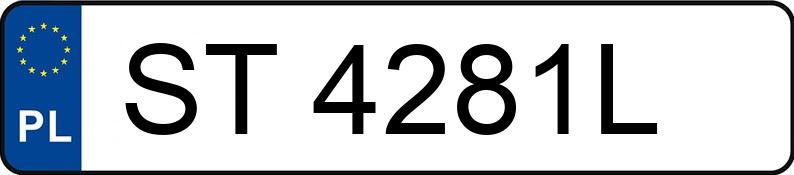 Numer rejestracyjny ST 4281L posiada BMW 320D - ST4281L Numer rejestracyjny ST 4281L posiada BMW 320D - ST4281L