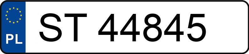 Numer rejestracyjny ST 44845 posiada OPEL Corsa B 1.0 MR`97 City - ST44845 Numer rejestracyjny ST 44845 posiada OPEL Corsa B 1.0 MR`97 City - ST44845