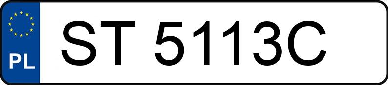 Il numero di registrazione ST 5113C ha PORSCHE Cayenne II 3.0 DPF MR`10 E5 Tiptronic S - ST5113C