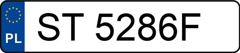 Numer rejestracyjny ST 5286F posiada ALFA ROMEO 159 1.9 JTDM-jet DPF MR`05 E4 939 Progression - ST5286F