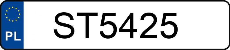 Numer rejestracyjny ST 5425 posiada APRILIA PEGASO - ST5425 Numer rejestracyjny ST 5425 posiada APRILIA PEGASO - ST5425