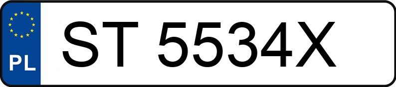 Numer rejestracyjny ST 5534X posiada HYUNDAI i40 1.7 CRDi MR`11 E5 Comfort - ST5534X