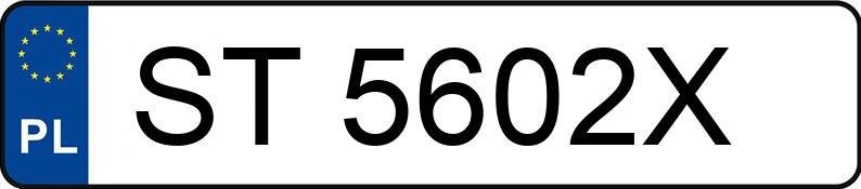 Numer rejestracyjny ST 5602X posiada BMW 120D - ST5602X