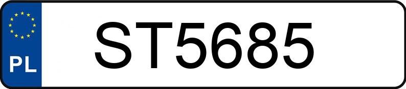 Numer rejestracyjny ST 5685 posiada YAMAHA Sport.-turyst. od 600 ccm FZ1 N ABS - ST5685 Numer rejestracyjny ST 5685 posiada YAMAHA Sport.-turyst. od 600 ccm FZ1 N ABS - ST5685