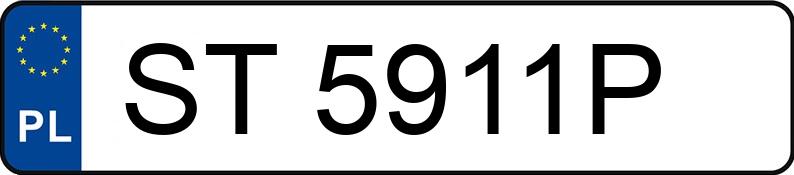 Numer rejestracyjny ST 5911P posiada PORSCHE 991 CARRERA 4 - ST5911P Numer rejestracyjny ST 5911P posiada PORSCHE 991 CARRERA 4 - ST5911P